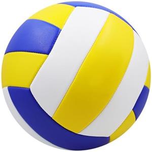 Trurovem Pallone da pallavolo professionale, per pallavolo in morbido PVC cucito a macchina, per allenamento indoor outdoor, design leggero ermetico per giovani principianti e