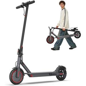 Riceel R50 Monopattino Elettrico Adulto con Freccia Direzionale, 30km di Autonomia, Velocità Fino a 25 km/h, 8.5 Pneumatici Solidi, Carico massimo 120 kg, Doppia frenata