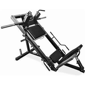 JK Fitness Combo Leg Press 45° / Hack Squat - Macchinario Semiprofessionale Doppia Funzione con Struttura in Acciaio