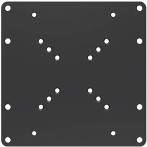 conecto CC50305 - Adattatore VESA Universale per TV e Monitor (50x50 a 200x200) con Capacità di Carico di 30kg, Nero