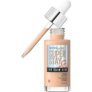 Maybelline New York, Fondotinta in Siero, Per Una Pelle Luminosa, Effetto Naturale, 24h di Tenuta, Con Vitamina C, Superstay Skin Tint, Tonalità 10, 30 ml