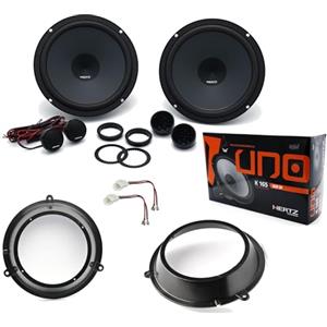 Superauto hi-fi Kit 4 Casse Altoparlanti Compatibili con Fiat Panda 169 dal 2003 al 2012 Anteriori K 165 + Adattatori e Accessori Montaggio