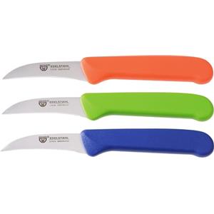 GRÄWE Coltelli da cucina, 3 pezzi, acciaio inossidabile colorato, affilati in modo super acuto