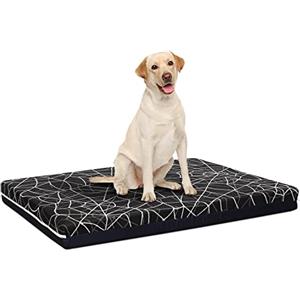 EVERGREENWEB MATERASSI & BEDS EVERGREENWEB Cuccia Cane da Interno taglia Media | Materasso Ortopedico | Letto per Animali Domestici | Cuscino per Cane Sfoderabile e Lavabile Rivestimento Massaggiante | Tessuto Ragnatela | PETLOVE