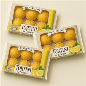 Generico Beniamino Tortino Merendine Assortite 200g-250g Merenda Gusti Limone, Crema Latte, Yogurt, Gocce di Cioccolato, Albicocca, Crema Nocciola Confezione da 3 o 6 Pezzi (3, Aroma Limone 216gr)