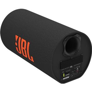 JBL BassPro Tube Subwoofer Attivo Auto 12 in / 30 cm Amplificato Classe D | amplificatore Classe D integrato 150W RMS / 450W max, 30-200Hz, Bass Boost, telecomando, porta Slipstream, cabinet a tubo