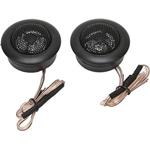 Bewinner Mini Tweeter per Auto da 2 Pezzi, Altoparlanti per Tweeter a Cupola Mini Ad Alte Prestazioni da 800 W per Audio per Auto, Altoparlanti per Auto con Adesivi, Altoparlante per Auto