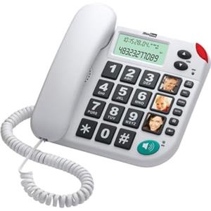 Maxcom Telefono fisso Maxcom KXT480 si collega alla presa del telefono di casa bianco colore