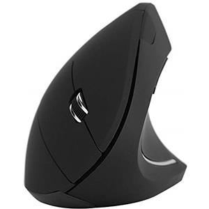 Bewinner Mouse Verticale ergonomico, Mouse da Gioco Wireless 2.4GHz 1600 DPI, 6 Pulsanti per Laptop, Desktop, PC Compatibile per 98/2000 / Me/XP/Vista / / 10 /