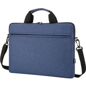ENEN Custodia Borsa per Laptop con Manici, Compatibile con 15.6 Pollici Computer Portatile, Color Sólido Custodia Protettiva PC Elastico Impermeabile Sleeve per Laptop (15,6 Pollici,Blu)