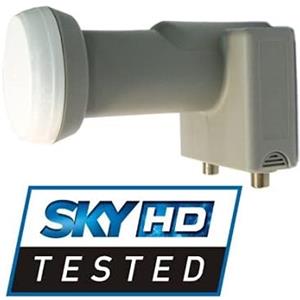Emme Esse LNB UNIVERSALE SCR 4 PORTE +1LEGACY OUT CERTIFICATO SKY ITALIA CON FILTRO LTE PER PARABOLA SATELLITARE MY SKY HD ELETTRONICAESSE