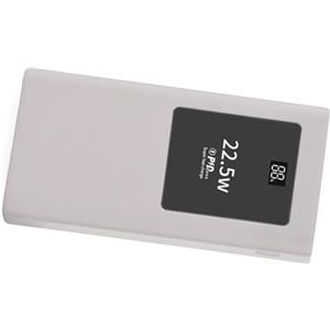 Morain 20000mAh PowerBank Kit 22.5W PD Ricarica rapida USB CPorts Display a LED Guscio in alluminio Portatile Ricarica rapida Custodia di immagazzinaggio della batteria