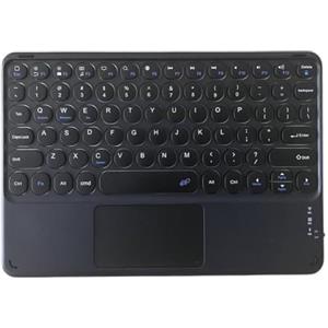 Begchy Tastiera Bluetooth fili Mini 78 Gaming Office Tastiera Ricaricabile Touchpad per Pad PC Tablet Nero