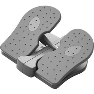 Dickly Mimi Macchina per per Piedi, Attrezzo per Esercizi da Seduto con Pedale per Gambe sotto la scrivania, Macchina per per Scale, Grigio
