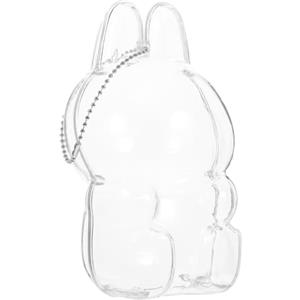 Alasum Custodia Protettiva Trasparente in Plastica per Catena Appendibile, Portatile Bambole e Action Figures per Viaggi e Passeggini