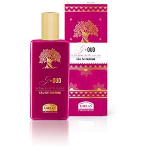 Helan, G-Oud, Profumo Donna, Eau de Parfum dai Toni Dolci - Fragranza Speziata con Nota Gourmand di Caramello e Caffè - Profumi Donna con Accordo di Legno Oud e Note di Vaniglia, 50 ml - Made in Italy