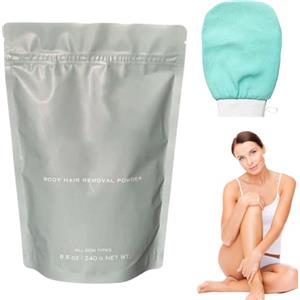 Generico Polvere Depilatoria | Crema Depilatoria | Effetto Liscio Prolungato e Delicato Per Gambe Viso Labbro Superiore Area Pubica e Torace