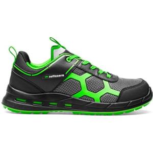 Sottozero Work SOCIM UFO S1PS ESD Scarpa Bassa Antinfortunistica da Lavoro Antiperforazione, Uomo/Donna (Verde, Sistema Taglie Calzature EU, Adulto, Numero, Media, 46)