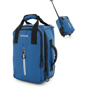 Hauptstadtkoffer Blnbag M7 - Trolley da viaggio 40×20×25 cm Materiale impermeabile, piccola Valigia, cabin bag max 20L, borsone per aereo leggero 2 ruote, Bagaglio morbido Scomparto imbottito per laptop, Blu