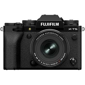 FUJIFILM X-T5 Fotocamera Digitale Mirrorless 40MP (Pixel Shift Multi Shot 160MP) KIT XF16-50mmF2.8-4.8, Sensore X-Trans CMOS 5 HR, IBIS, Filmati 6.2K 30p, Mirino EVF, Schermo LCD 3 tiltabile, Nero
