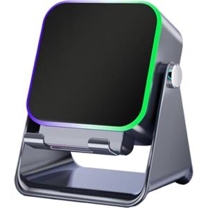 Generic Altoparlante A Induzione Per Telefono Supporto Audio Pieghevole Con Luce