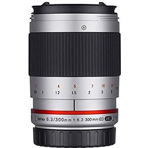 Samyang Obiettivo 300mm F6.3 Reflex per Sony E - Messa a fuoco manuale, distanza minima 0,09 m, angolo di campo 5,4°