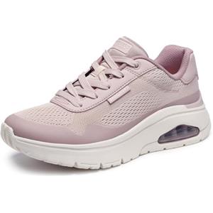 Skechers Donna Uno Flex Spring On Air Sneaker, Mauve Hot Melt/Mesh, 36 EU