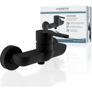 Schütte Denver 44406 - Rubinetto per Doccia, Miscelatore per doccia, 183 x 97 x 119 mm, Colore: Nero