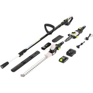 Murray Tagliasiepi & Motosega Telescopica 2-in-1 a Batteria MU-BAT-MM-CSHT-KIT - 20V, 3Ah, Lama da Taglio 40 cm, Guida Sega 20 cm, Sistema SDS, Inclinabile, Portata 330 cm