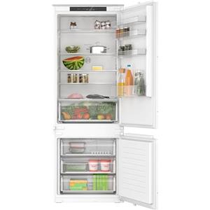 Bosch KBN965SE0 Serie 2, Frigorifero combinato Smart da incasso, Total No Frost, VitaFresh XXL, Tecnologia Inverter Intelligente, Home Connect, Luce LED, 193.5 x 69.1 cm, cerniera a traino