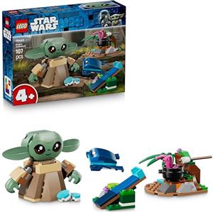 LEGO Star Wars 75443 La Casa di Grogu - Giocattolo da Costruire con Personaggio Grogu, Rana Sorgan, Catapulta e Biscotti Blu - Regalo per Bambini e Bambine da 4 Anni in su Fan di The Mandalorian