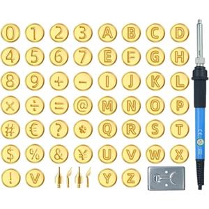 Nuyhadds Kit Pirografia Legno Lettere Penna a Temperatura Regolabile e ni e Numeri