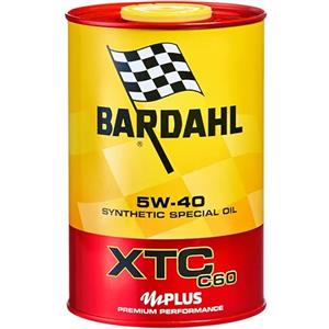 Bardahl - Olio XTC C60 5W40, Lubrificante per Auto 100% Sintetico, Riduce Attriti sulle Parti del Motore, Dona Longevità e Pulizia per gli Organi del Motore, 1 Litro