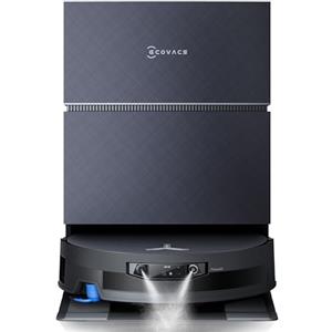 ECOVACS DEEBOT X12 Pro OMNI Robot Aspirapolvere Lavapavimenti con FocusJet Tecnologia, PowerBoost Plus Aspirazione 22000Pa, OZMO ROLLER 3.0, ZeroTangle 4.0, TruEdge 3.0, Ascensione max di 4 cm, Nero