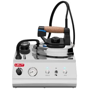 LELIT PS326 Giorgio, Sistema stirante con caldaia separata, Vapore Regolabile e manometro, 2.5 Litri, Acciaio Inossidabile