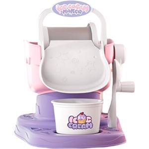 Generic Gelatiera - Macchina per il gelato | Kit per la creazione di frullati di frutta congelata per bambini | Macchina per gelato soft | Risultati rapidi Macchina per gelato fatta in casa con maniglia per l