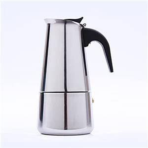 Acesunny Brocca da caffè elettrica in acciaio inox, 220 V, caffettiera elettrica in acciaio inox, caffettiera per caffè espresso + fornello elettrico (300 ml)