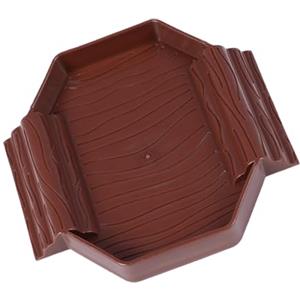 Generico Vasca da Bagno per Tartarughe | 14.9x14.5x2cm Piscina Tartarughe | Accessorio Terrario 2 in 1 Alimentazione E Bagno di Tartarughes, Gechi,