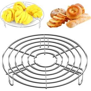 LYSPBAO Griglia in acciaio inox per cottura a vapore, robusta e stabile, inserto per cottura a vapore, griglia di raffreddamento per torte per pentole, griglia di raffreddamento per torte (20 × 3 cm)