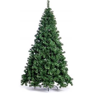 Nataland Albero di Natale Artificiale Verde Modello Gran Sasso Altezza 210 Cm, Abete Super Folto con Effetto Realistico e Rami Con Aghi Anticaduta
