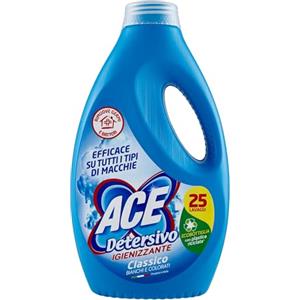 Ace Detersivo Lavatrice Igienizzante Classico 25 Lav