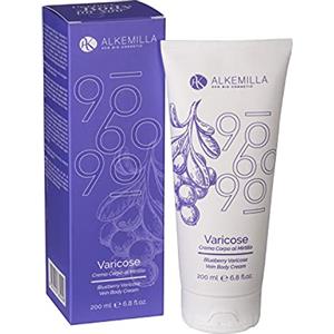 Alkemilla Crema al Mirtillo per Vene Varicose - Trattamento Vasoprotettivo 200ml