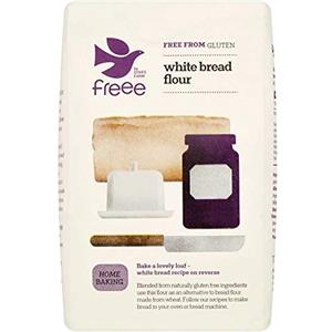 Doves Farm Farina di pane bianco glutine? 1 kg (confezione da 5)