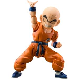 Bandai S.H. Figuarts Krillin 11 cm - Vecchio Amico di Son Goku - Dragon Ball Z