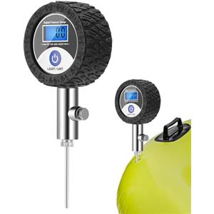 Generic Pompa digitale a sfera, manometro, gonfiatore elettrico preciso, design compatto, compressore di gonfiaggio di precisione per palloni, pneumatici, basket, calcio, pallavolo, bici, casa, fattoria