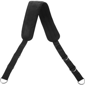 GRIRIW Cintura Regolabile per Vogatore in Poliestere Nero Strap per Gambe, Accessorio Palestra Casa Multifunzione per Macchina da Vogatore e Pressa per Gambe