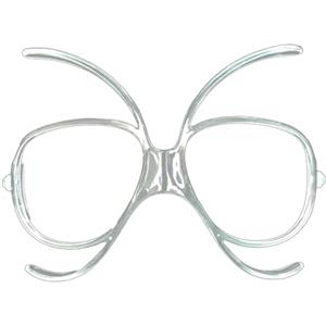 Generico Inserto per maschera da sci - Accessorio adattatore Rx, montatura trasparente flessibile pieghevole, supporto per lente interna | Strumento per occhiali protettivi per moto da snowboard, dispositivo