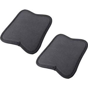 Hrtyvhin Set di 2 tappetini per sollevamento pesi, rivestimento di ricambio, guarnizioni per manubri, impugnature per manubri, pad, accessori per palestra, facili da usare, traspiranti per palmi per