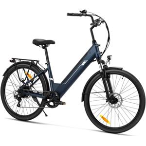 Touroll Bicicletta Elettrica, J1/J2 ST,Autonomia 100km,Batteria Rimovibile 15.6Ah, bicicletta elettrica uom, Motore 45 NM, 27,5''/26'' E-Bike (-J2 ST Grigio)