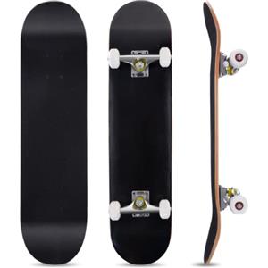 COSTWAY Skateboard Mini Cruiser Completa Longboard in Legno di Acero, Colori a Scelta, 79 x 20 cm